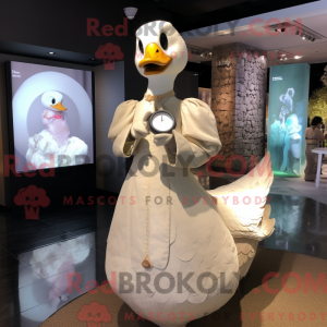 Figura de máscara de cisne...