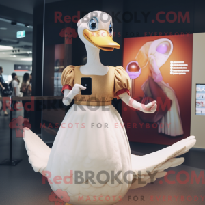 Figura de máscara de cisne...