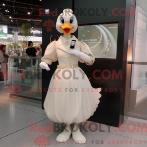 Figura de máscara de cisne...