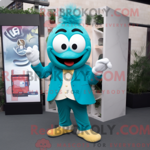 Disfraz de mascota Teal...