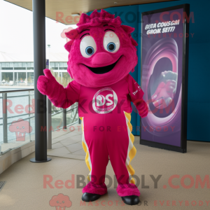 Disfraz de mascota Magenta...