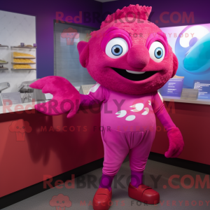 Disfraz de mascota Magenta...