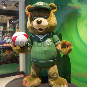 Groene teddybeer...