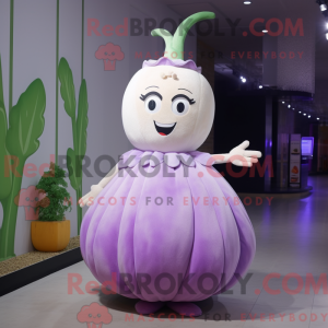 Lavendel Radise maskot...