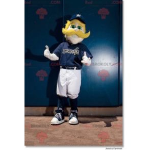 Mascotte uomo biondo baffuto - Redbrokoly.com