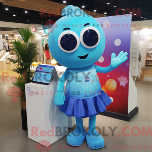 Sky Blue Plum mascot...