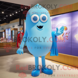 Disfraz de mascota Sky Blue...