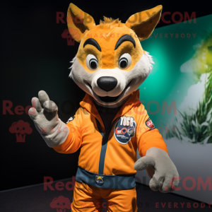 Dingo mascot costume...