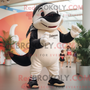 Personaggio mascotte beige...