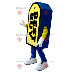 Blue and yellow Best Buy giant label mascot - Redbrokoly.com