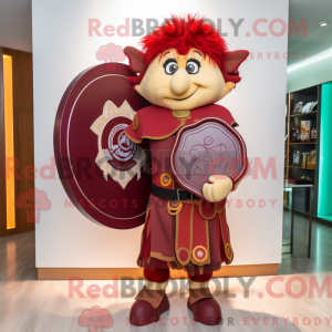 Maroon Celtic Shield...