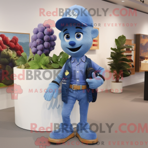 Sky Blue Grape maskot...