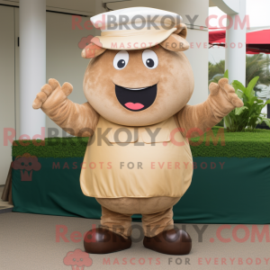Tan Beef Wellington mascot...