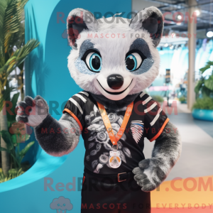 Civet maskot kostume...