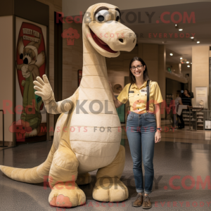Beige Brachiosaurus...
