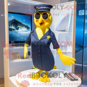 Maskottchenkostüm Navy...