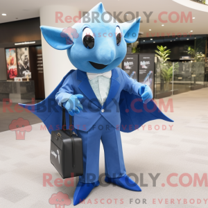 Postava maskota Blue Manta...