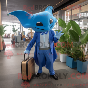 Postava maskota Blue Manta...