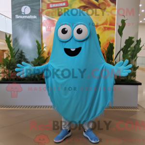 Cyan Shakshuka máscara de...