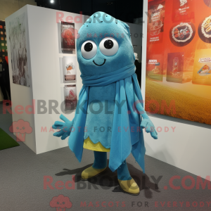Costume de mascotte de Cyan...