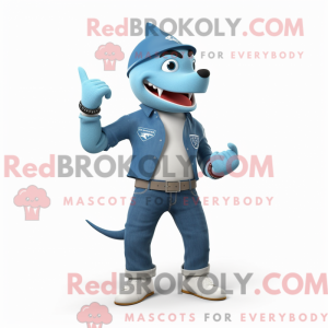 Sky Blue Shark maskerad...