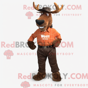 Rust Moose maskot drakt...