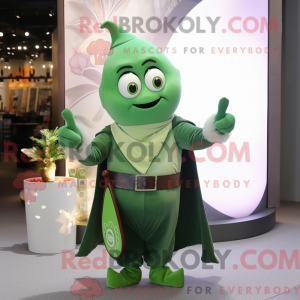 Grønt vedhæng maskot...
