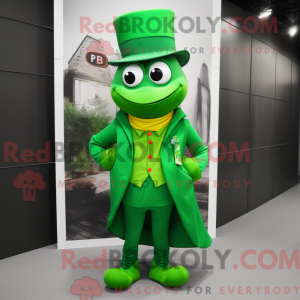 Zielony anheng maskot...