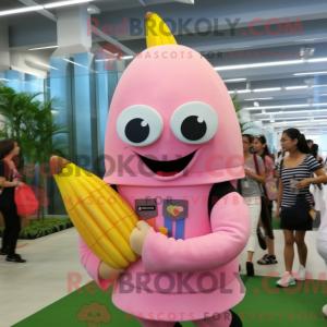 Pink Baa mascot costume...