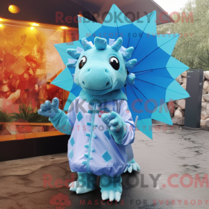 Sky Blue Stegosaurus...