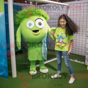 Postava maskota Lime Green...