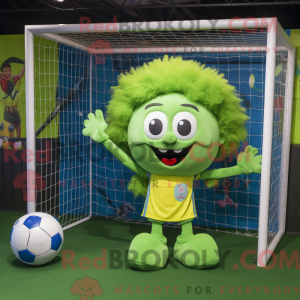 Lime Green Soccer Goal...