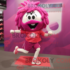 Postava maskota Magenta...
