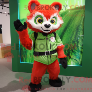 Lime Green Red Panda...
