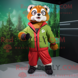 Lime Green Red Panda...