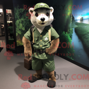 Forest Green Marten mascot...
