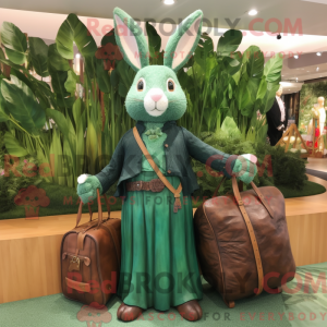 Forest Green Rabbit mascot...