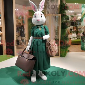 Forest Green Rabbit mascot...