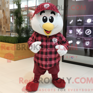 Maroon Handball Ball mascot...