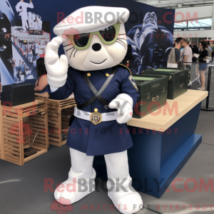 Disfraz de mascota Navy...