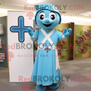 Sky Blue Celtic Cross...