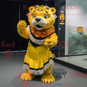 Gul sabeltandet tiger...