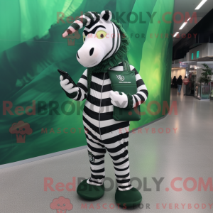 Maskotka Forest Green Zebra...