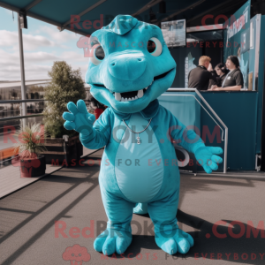 Cyan Iguanodon...