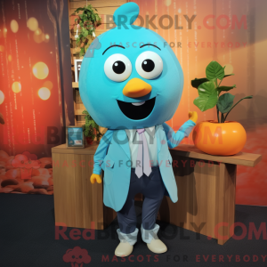 Cyan Apricot Maskottchen...