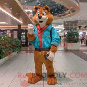 Rust Weasel maskot drakt...
