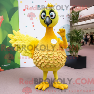 Costume de mascotte de paon...