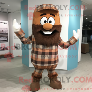 Disfraz de mascota de Brown...
