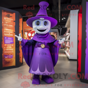 Purple Magician mascot...