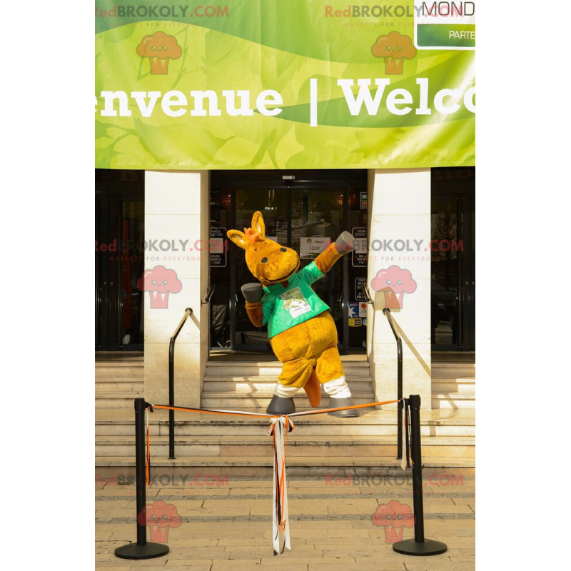 Hnědý hříbě maskot koně - Redbrokoly.com Hnědý hříbě maskot koně - Redbrokoly.com